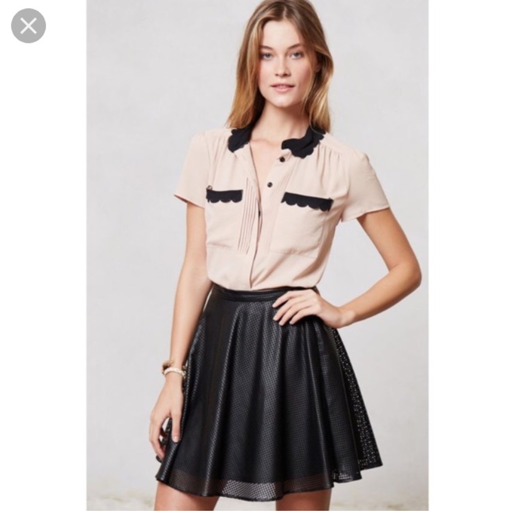 Anthropologie (HD In Paris) Lasercut Lace Blouse
